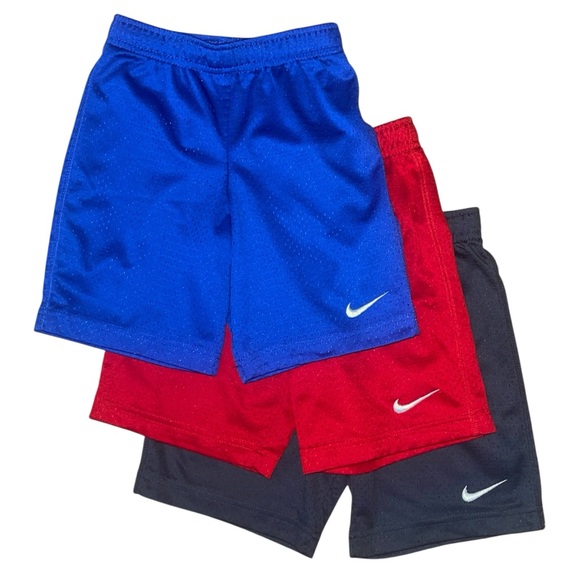 3 Pair Nike Mesh Shorts - Size 7 - Picture 1 of 11